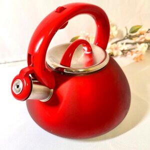 Primula Red Hot Whistling Tea Kettle